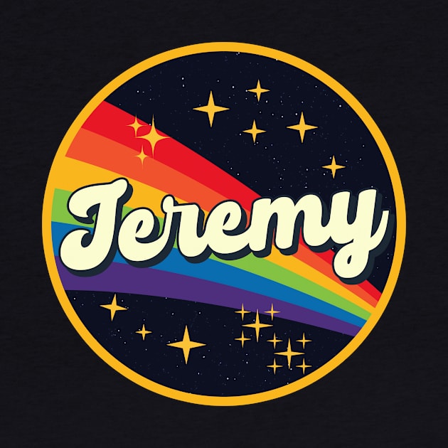 Jeremy // Rainbow In Space Vintage Style by LMW Art